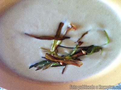 Crema de bròquil amb alls tendres
